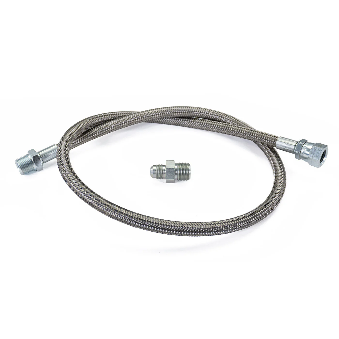 Heavy-Duty 36" 3/8" Stainless Steel Braided Leader Hose